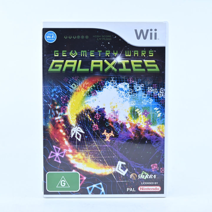 Geometry Wars Galaxies - Nintendo Wii Game + Manual - PAL - MINT DISC!