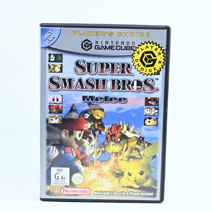 Super Smash Bros. Melee - Nintendo Gamecube Game - No Manual - PAL - FREE POST!