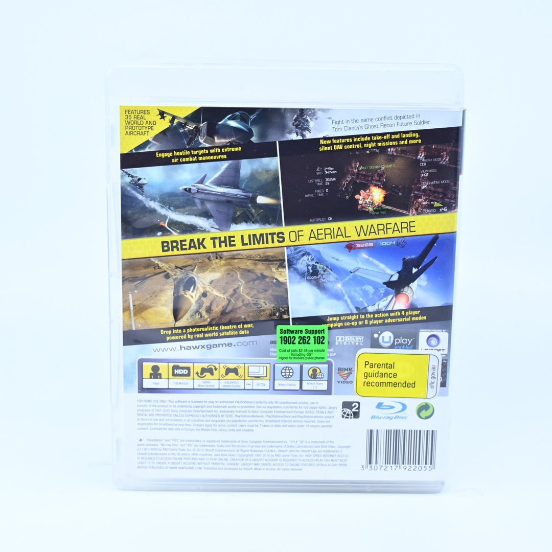 Tom Clancy‘s H.A.W.X 2 - Sony Playstation 3 / PS3 Game + Manual
