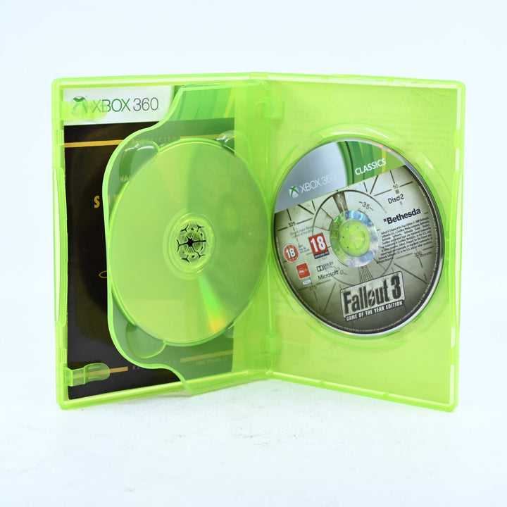 Fallout 3 GOTY Edition - Xbox 360 Game + Manual - PAL - MINT DISC!