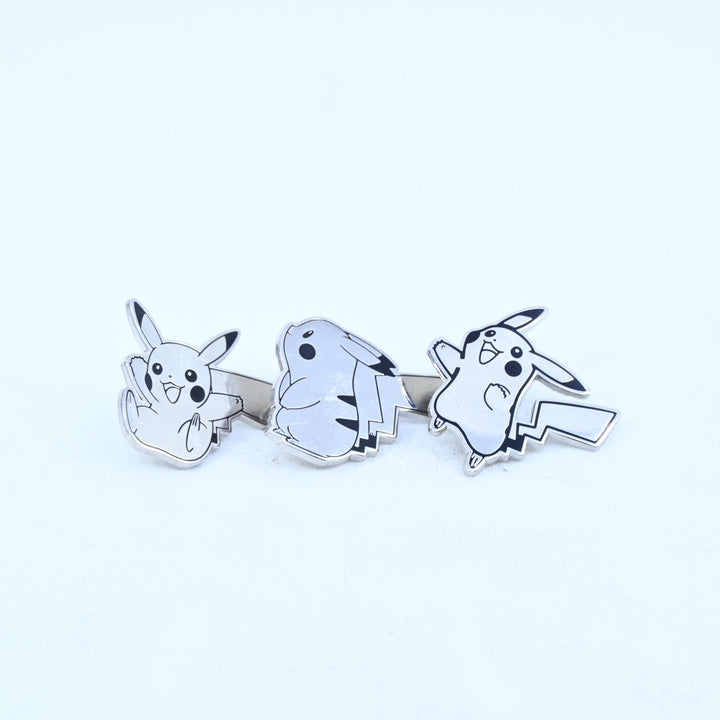 Silver Pikachu 25th Anniversary Pokemon Pin Set - Collectable Pin