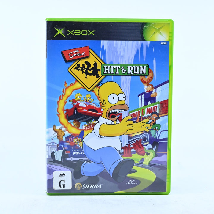 The Simpsons Hit & Run - Original Xbox Game + Manual - PAL