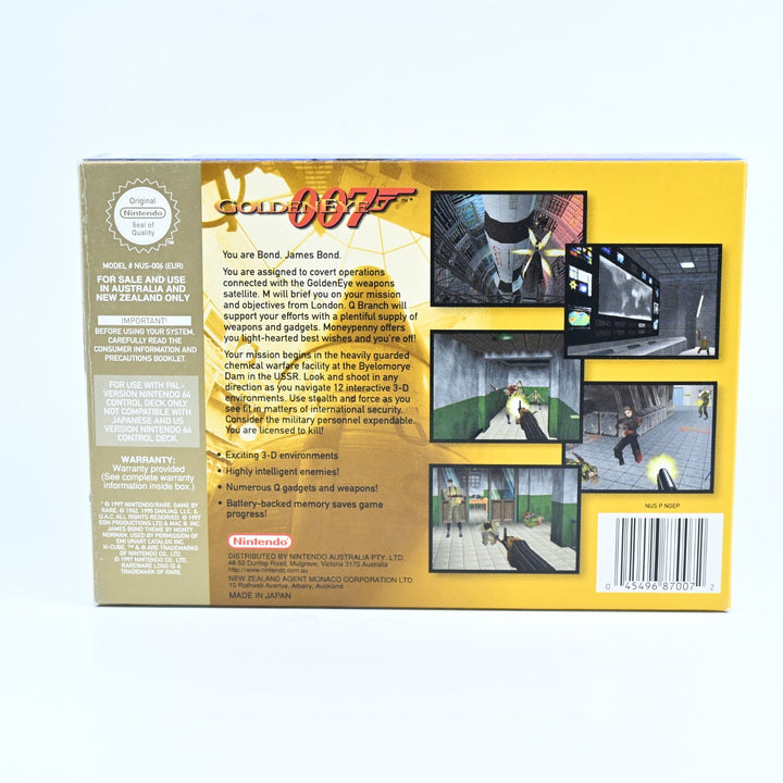 GoldenEye 007 - N64 / Nintendo 64 Boxed Game - PAL - FREE POST!