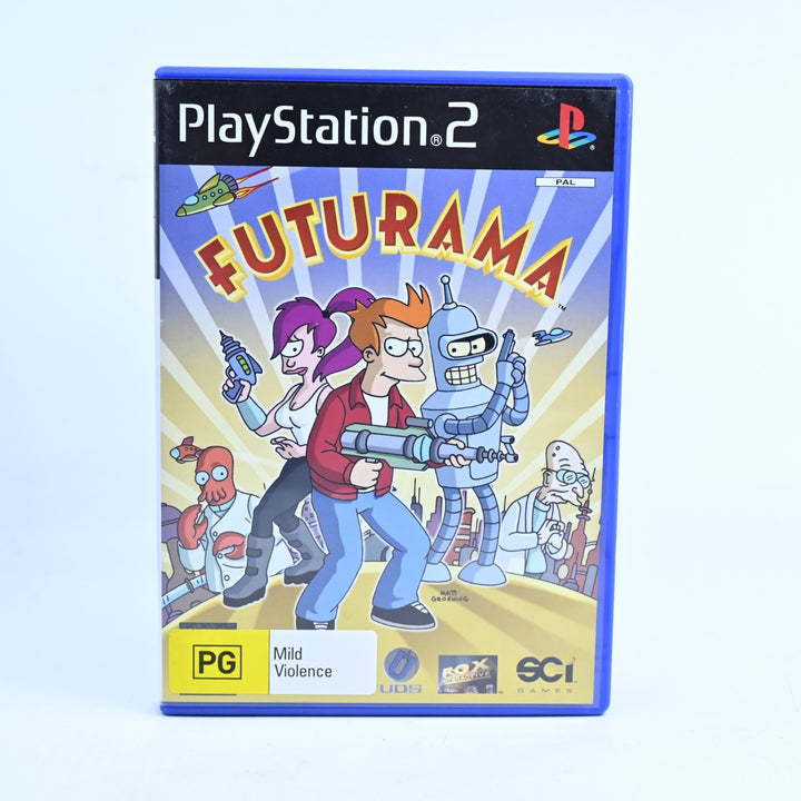 Futurama - Sony Playstation 2 / PS2 Game + Manual - PAL