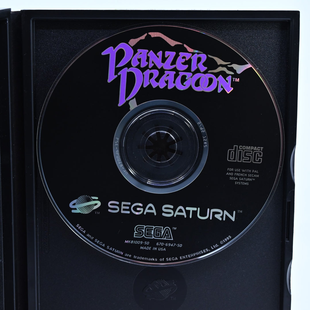LIKE NEW! Panzer Dragoon - Sega Saturn Game + Manual - PAL - MINT DISC!