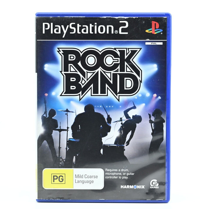 Rock Band - Sony Playstation 2 / PS2 Game + Manual - PAL -FREE POST!