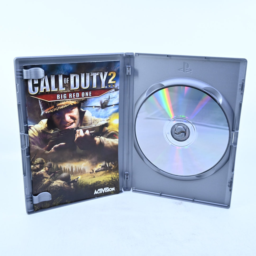 Call of Duty 2: Big Red One - Sony Playstation 2 / PS2 Game + Manual - PAL