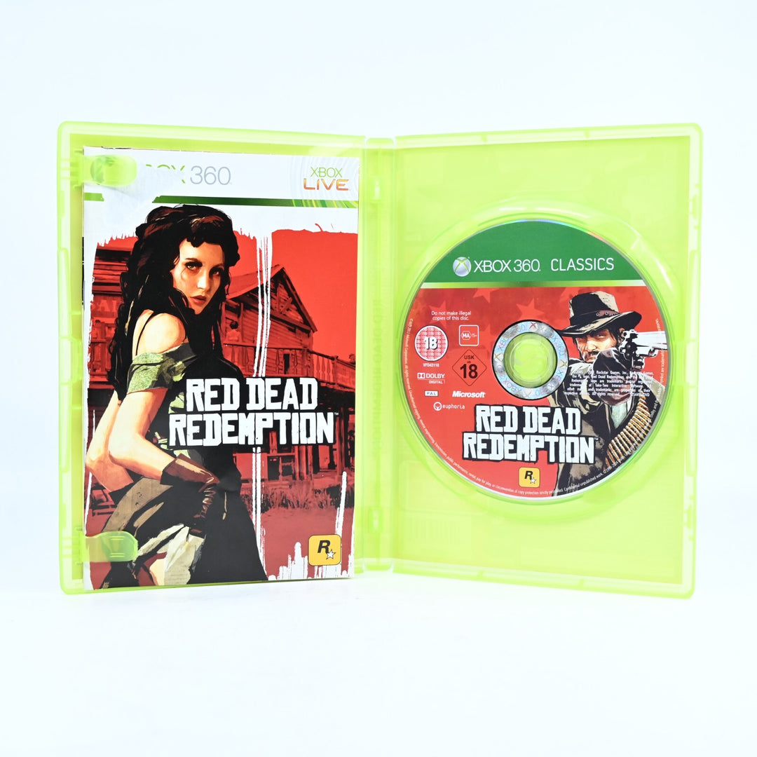 Red Dead Redemption - Xbox 360 Game + Manual + Map - PAL - FREE POST!