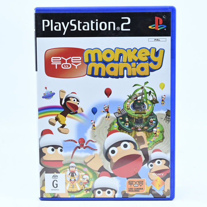 EyeToy Monkey Mania - Sony Playstation 2 / PS2 Game + Manual - PAL - FREE POST!