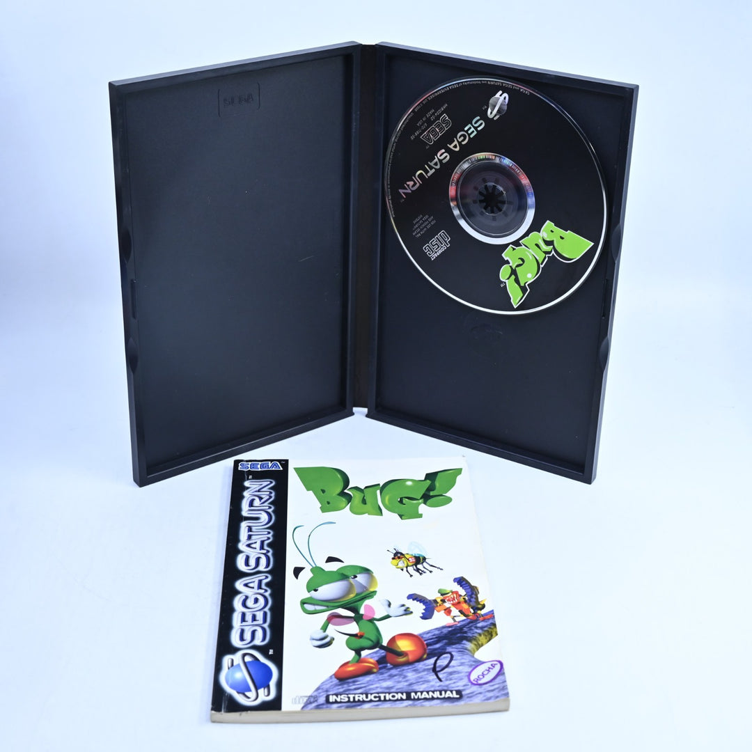 Bug! - Sega Saturn Game + Manual - PAL - FREE POST!