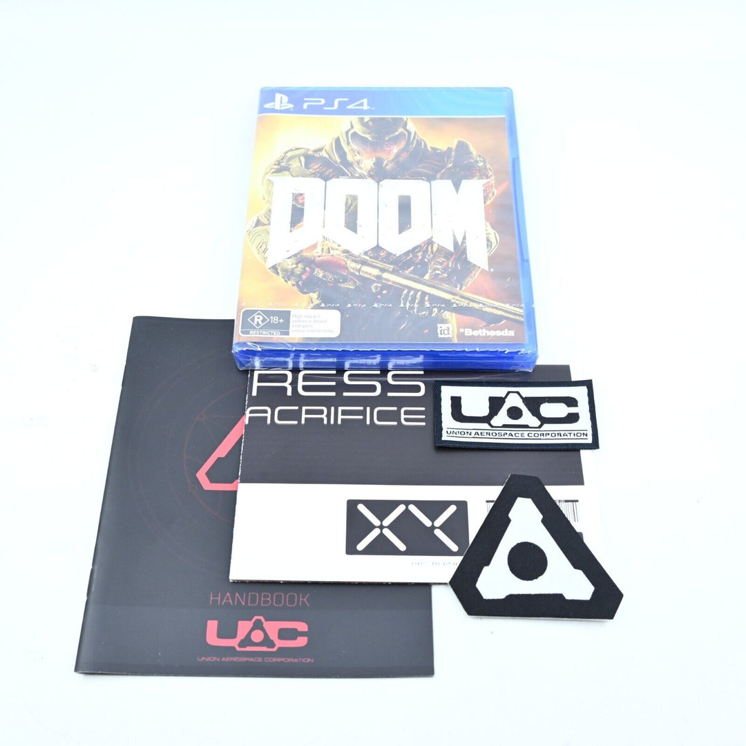 SEALED! - Doom - UAC Pack - Sony Playstation 4 / PS4 Game - FREE POST!