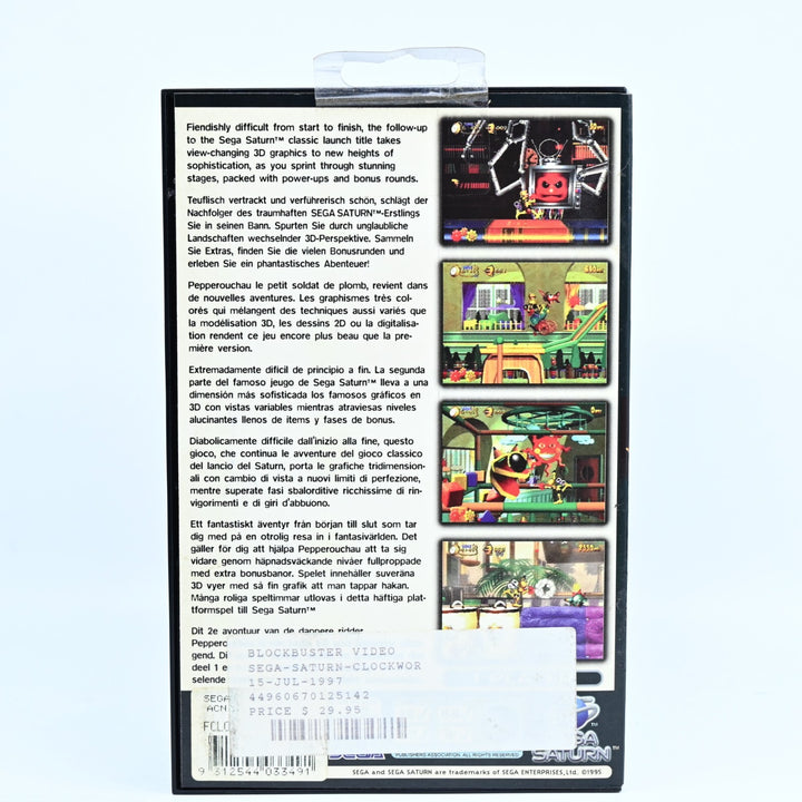 Clockwork Knight 2 - Sega Saturn Game - PAL - MINT DISC!