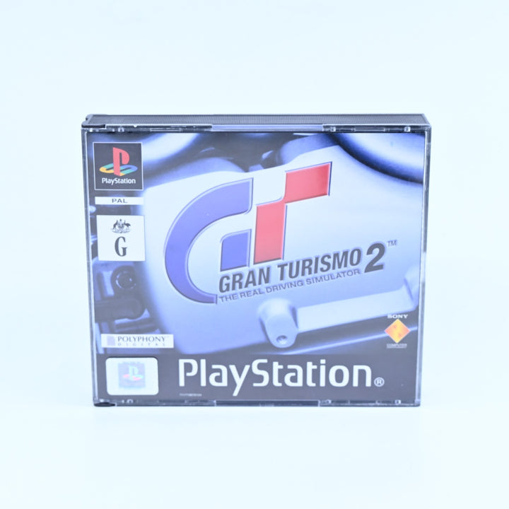 Gran Turismo 2 - Sony Playstation 1 / PS1 Game + Manual - PAL - MINT DISC!