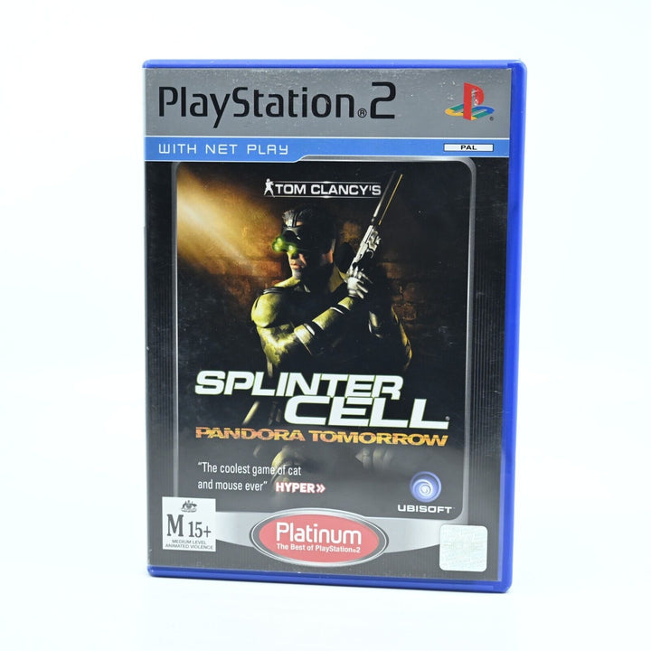 Splinter Cell Pandora Tomorrow - Sony Playstation 2 / PS2 Game - PAL - MINT DISC