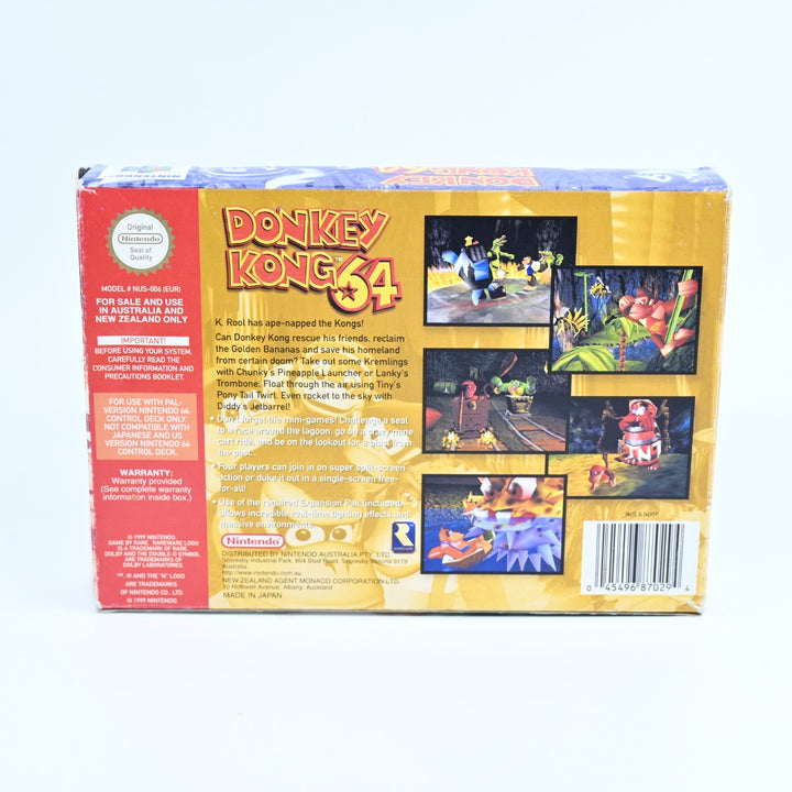 Donkey Kong 64 - N64 / Nintendo 64 Boxed Game - PAL - FREE POST!