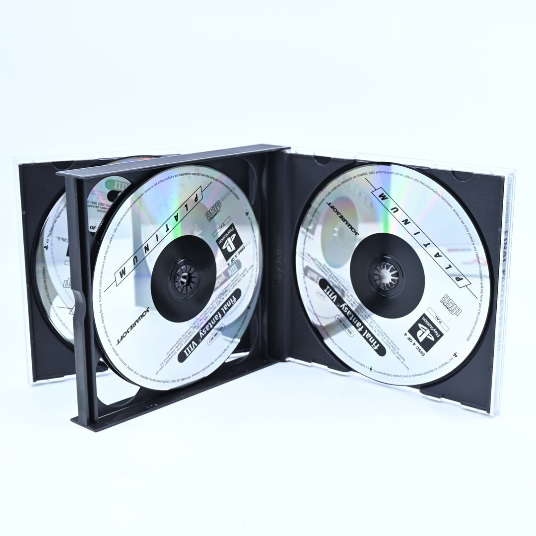 Final Fantasy VIII 8 - Sony Playstation 1 / PS1 Game + Manual - PAL - MINT DISCS