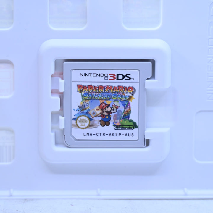 Paper Mario Sticker Star - Nintendo 3DS Game - PAL + Manual - FREE POST!