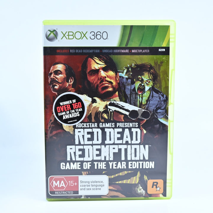 Red Dead Redemption: GOTY - Xbox 360 Game + Map - PAL - MINT DISC!