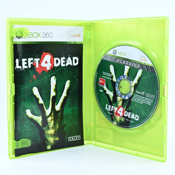 Left 4 Dead - Xbox 360 Game + Manual - PAL - MINT DISC!