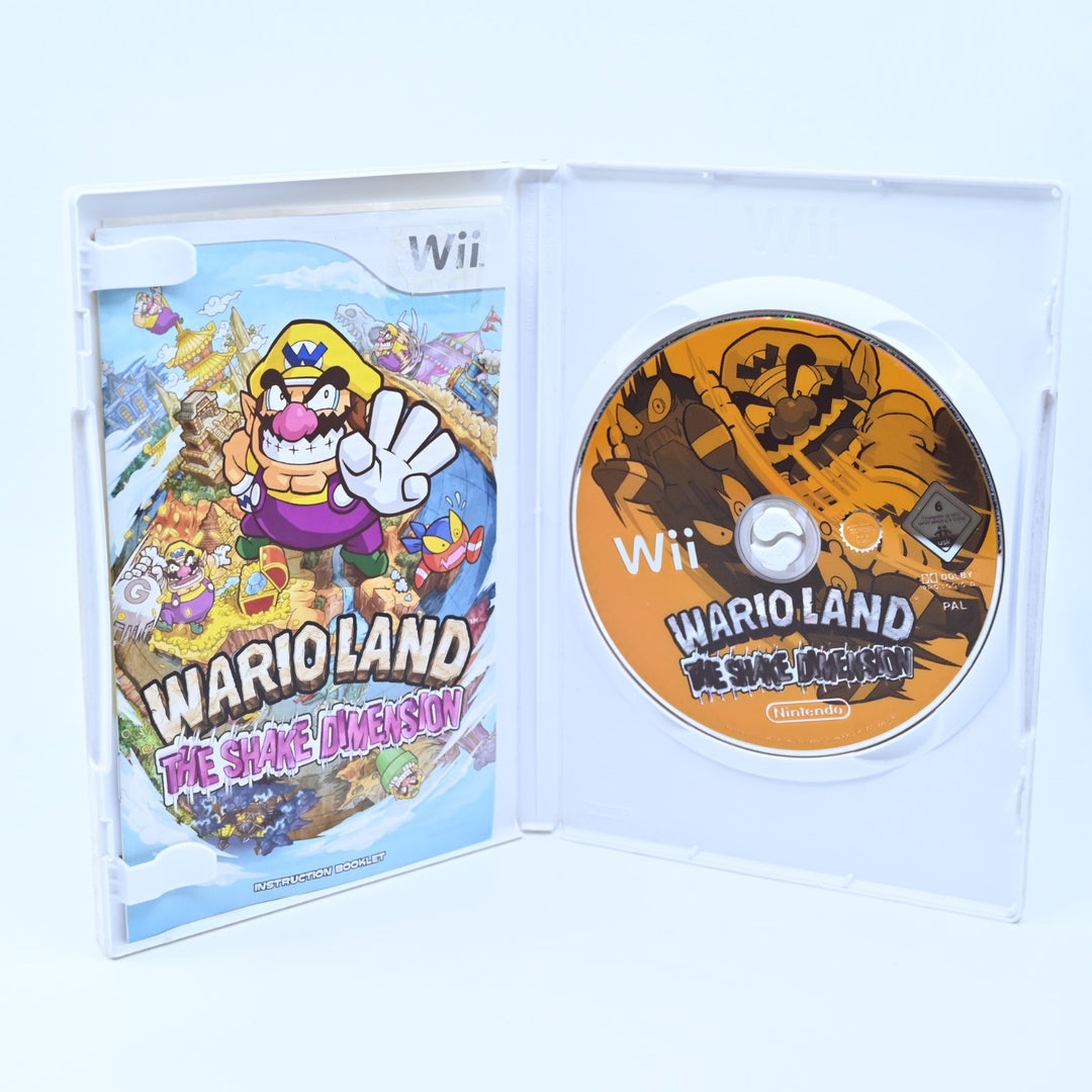 Wario Land The Shake Dimension - Nintendo Wii Game + Manual - PAL - MINT DISC!