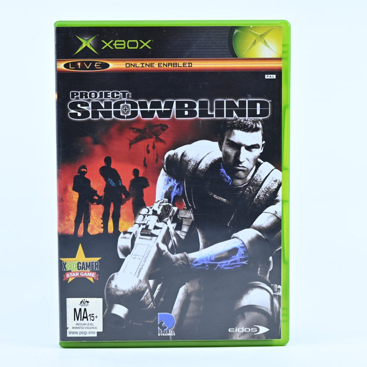 Project: Snowblind - Original Xbox Game + Manual - PAL - MINT DISC!