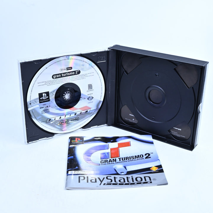 Gran Turismo 2 - Sony Playstation 1 / PS1 Game + Manual - PAL  - MINT DISC!