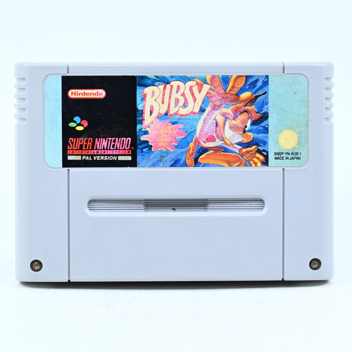 Bubsy - Super Nintendo / SNES Game - PAL - FREE POST!