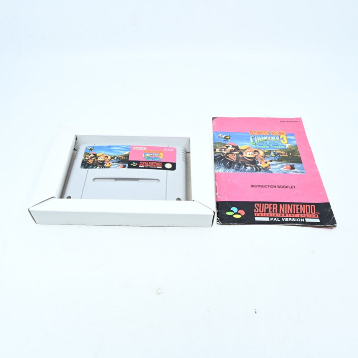 Donkey Kong Country 3 - Super Nintendo / SNES Boxed Game - PAL - NEW BATTERY!