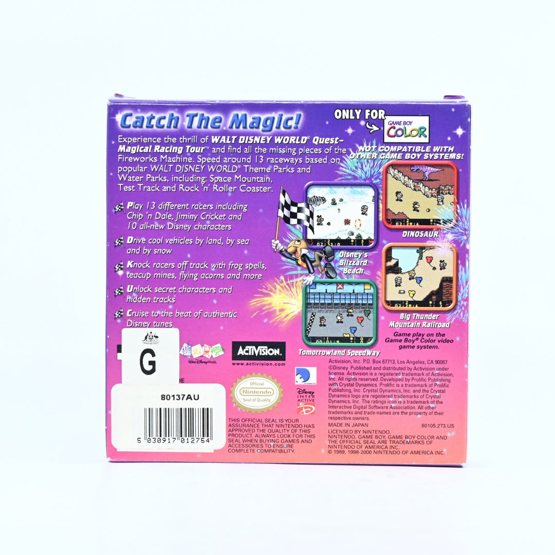 Walt Disney World Quest: Magical Racing Tour - Gameboy Color Boxed Game