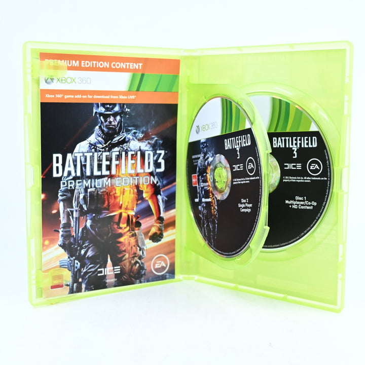 Battlefield 3 - Premium Edition - Xbox 360 Game + Manual - PAL - MINT DISC!