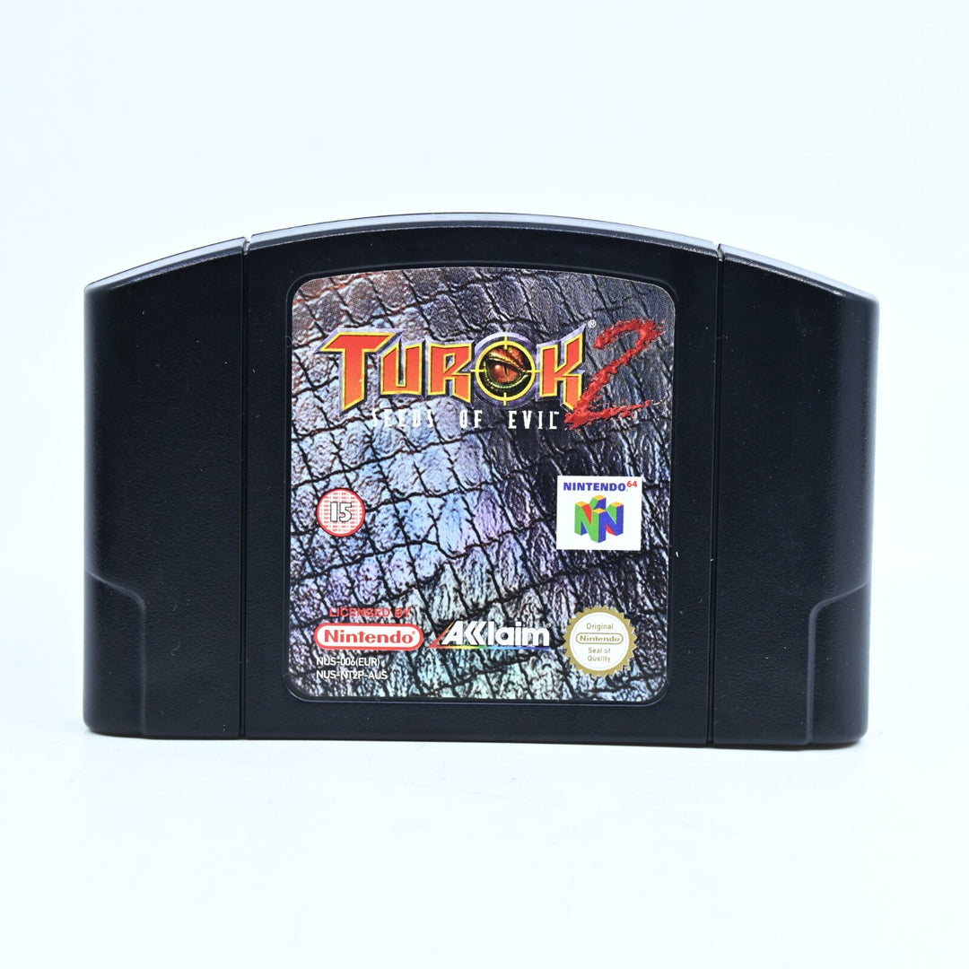 Turok 2: Seeds of Evil - N64 / Nintendo 64 Boxed Game - PAL - FREE POST!