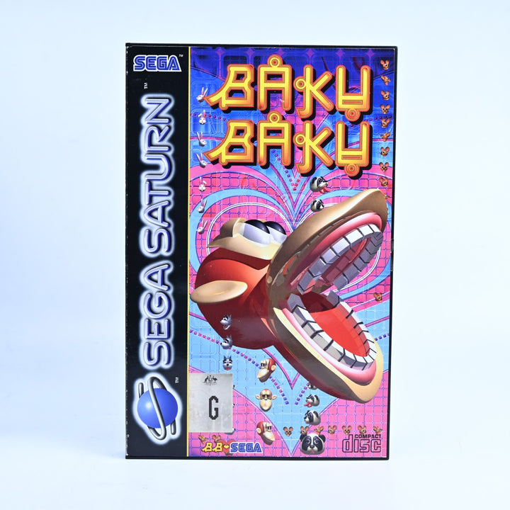 Baku Baku - Sega Saturn Game + Manual - PAL - MINT DISC!