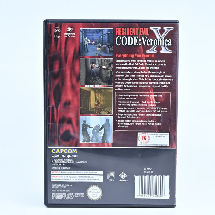 Resident Evil CODE: Veronica X - Nintendo Gamecube Game + Manual - PAL