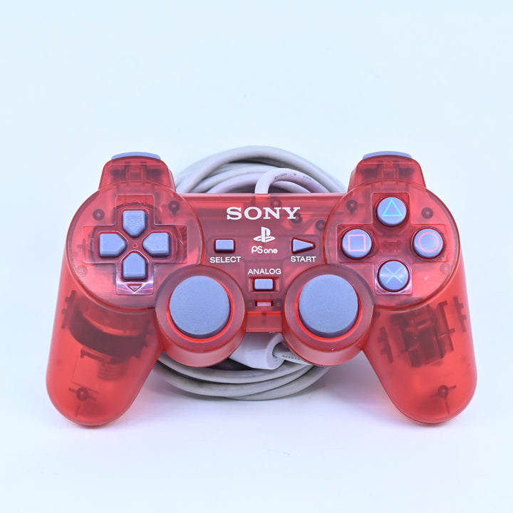 Crimson Red - PSOne Analog Controller - Sony Playstation 1 / PS1 Accessory
