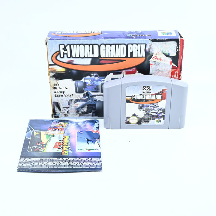 F-1 World Grand Prix - N64 / Nintendo 64 Boxed Game - PAL - FREE POST!