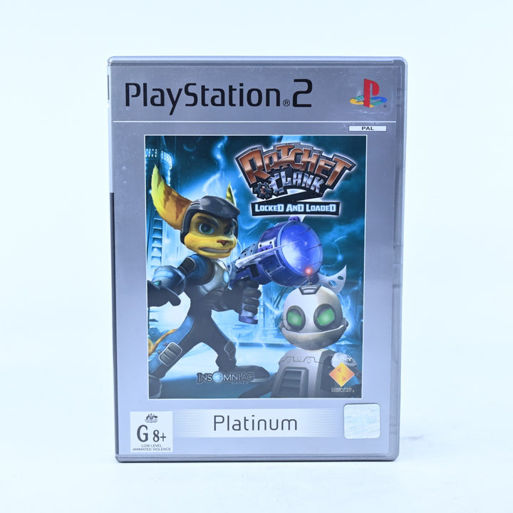 Ratchet &amp; Clank 2: Locked and Loaded - Sony Playstation 2 / PS2 Game + Manual
