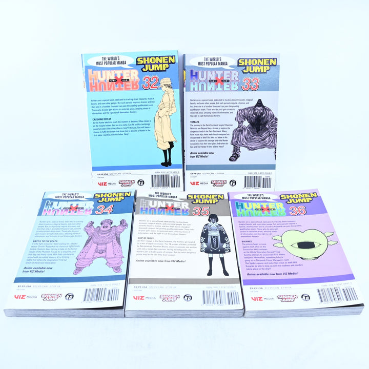 Hunter X Hunter - Volumes 32-36 - Yoshihiro Togashi - Viz Media - Manga