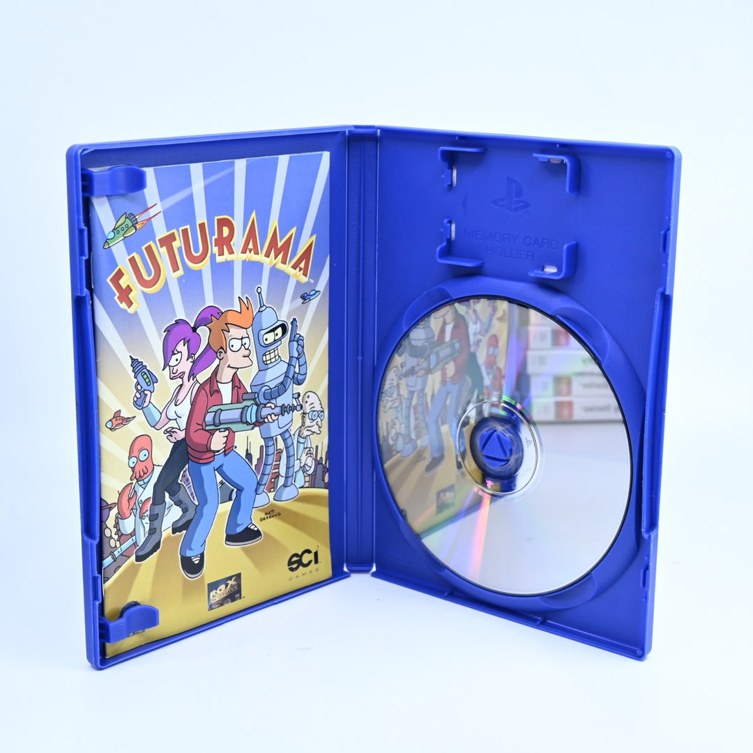 Futurama - Sony Playstation 2 / PS2 Game + Manual - PAL - MINT DISC!