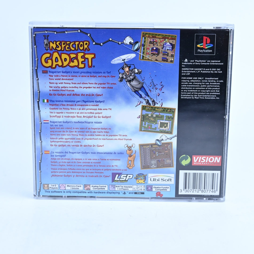 Inspector Gadget: Gadget's Crazy Maze - PS1 Game + Manual - PAL  - MINT DISC!