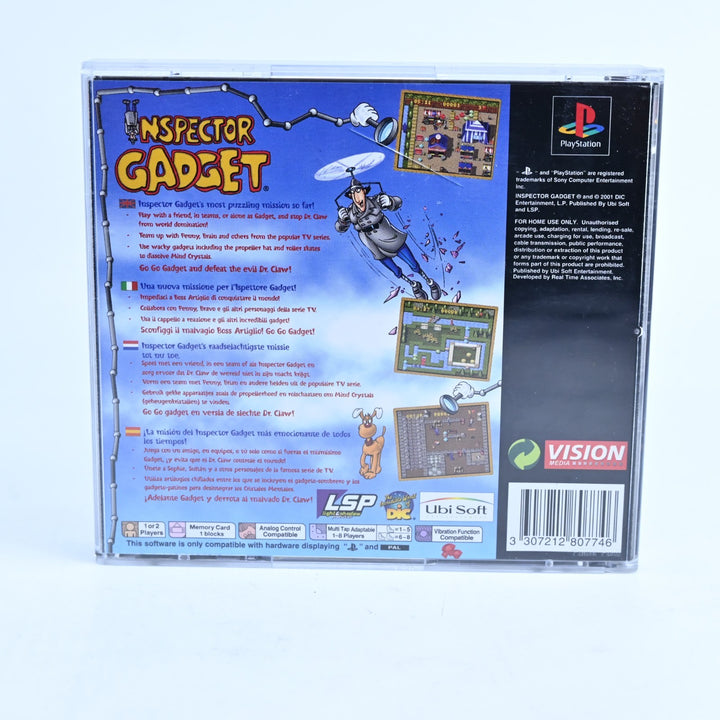 Inspector Gadget: Gadget's Crazy Maze - PS1 Game + Manual - PAL  - MINT DISC!