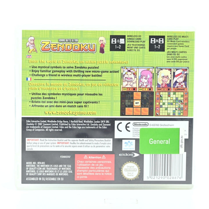 Zendoku - Nintendo DS Game - PAL - FREE POST!