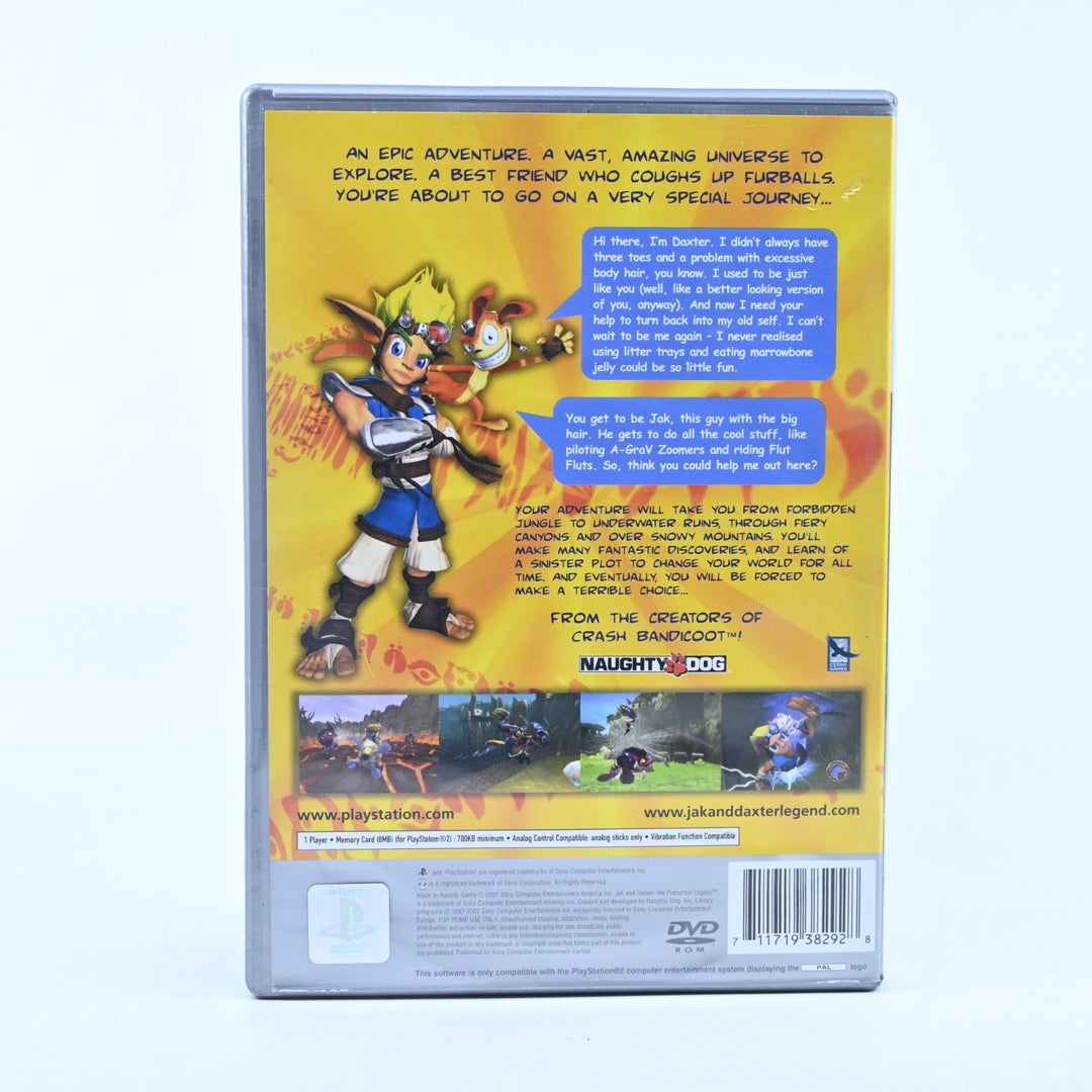 Jak and Daxter: Precursor Legacy - Sony Playstation 2 / PS2 Game - No Manual
