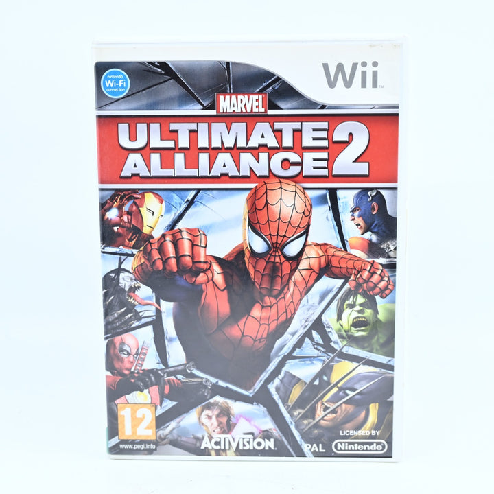 Marvel Ultimate Alliance 2 - Nintendo Wii Game - No Manual - PAL - MINT DISC!