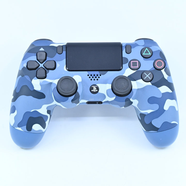 Sony Blue Camo Dualschock Controller - Sony Playstation 4 / PS4 Accessory