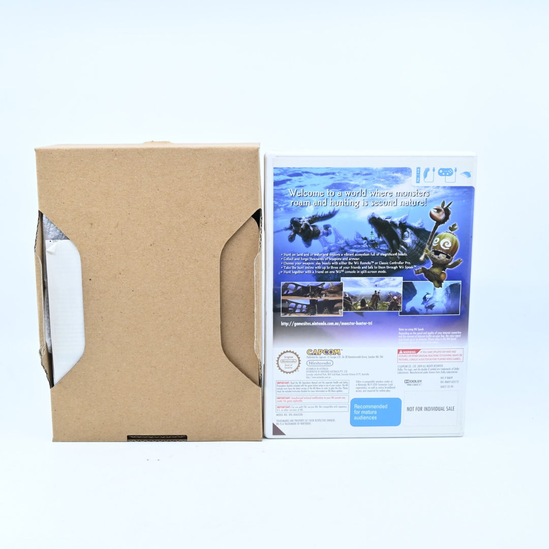 Monster Hunter 3 Tri Classic Controller Pack - Nintendo Wii Game + Manual - PAL