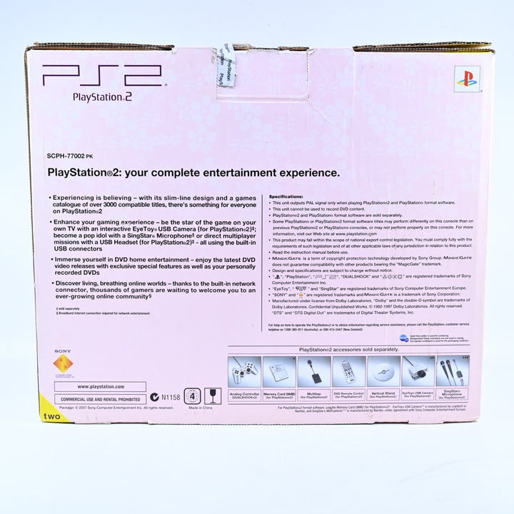 Pink Sony Playstation 2 / PS2 Slim Console - AUS PAL - FREE POST!