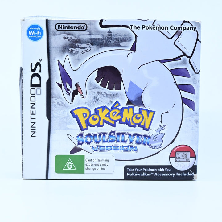 Pokemon SoulSilver Boxed + PokeWalker - Nintendo DS Game + Manual - Soul Silver!