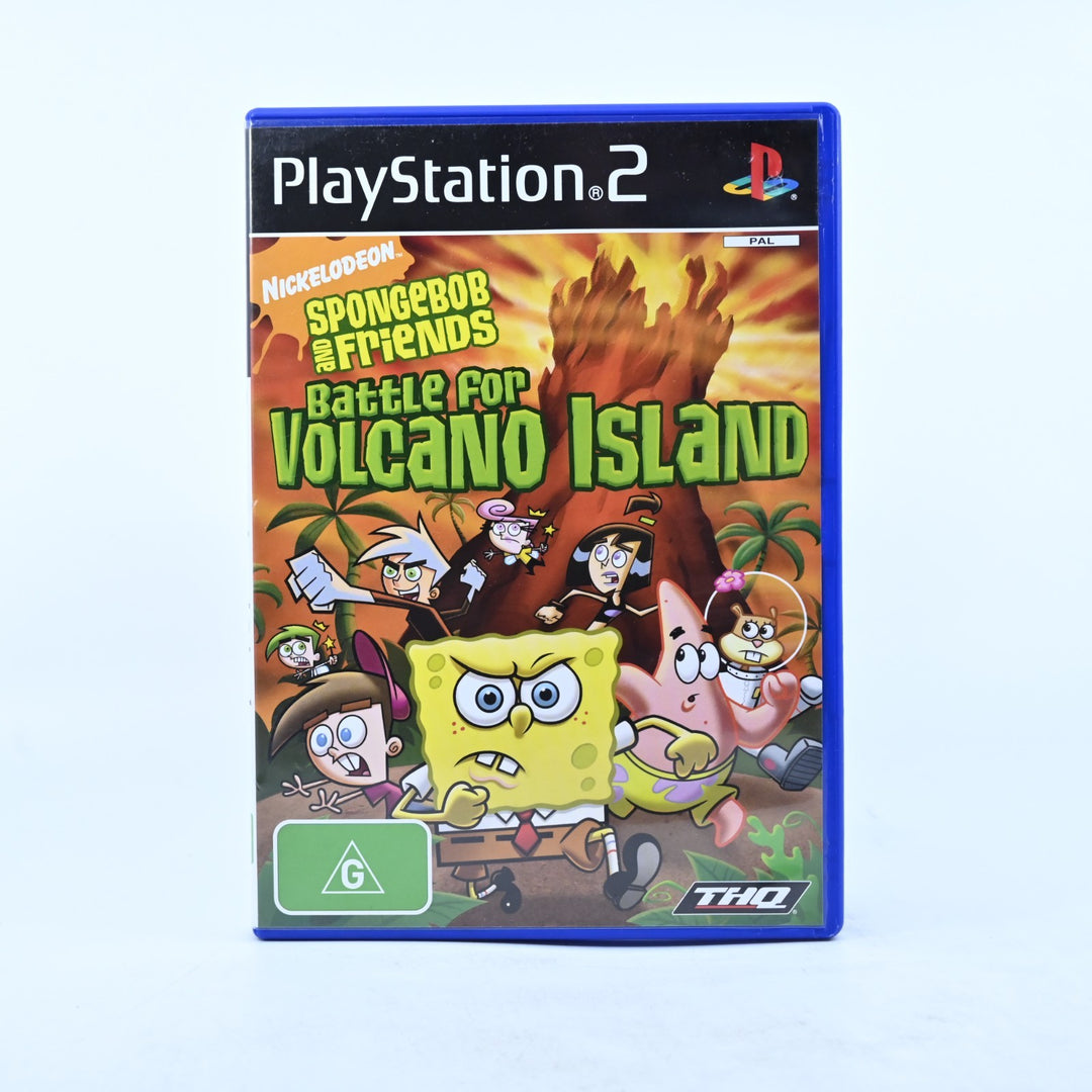 SpongeBob and Friends: Battle for Volcano Island - PS2 Game - No Manual - PAL