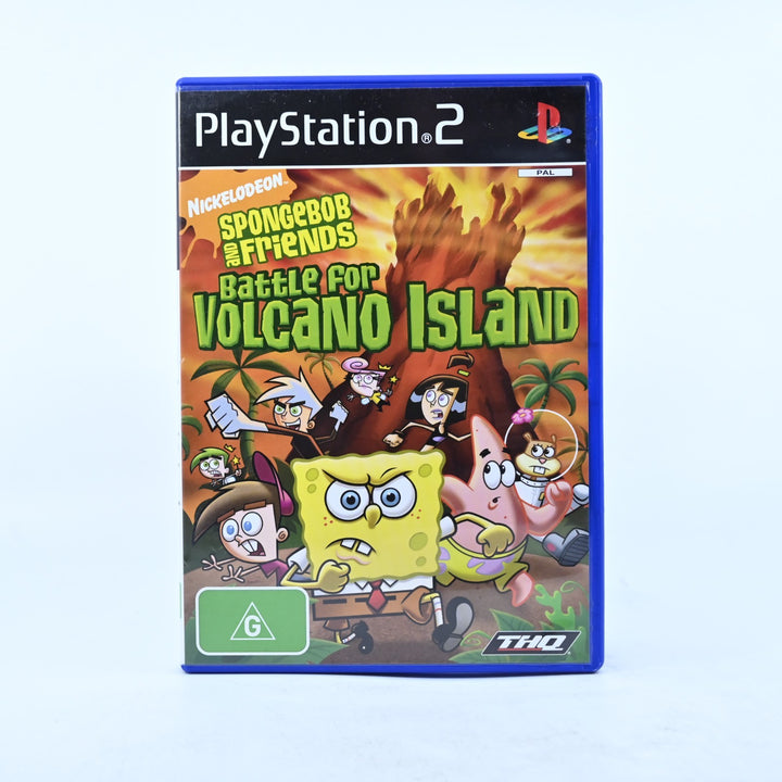 SpongeBob and Friends: Battle for Volcano Island - PS2 Game - No Manual - PAL