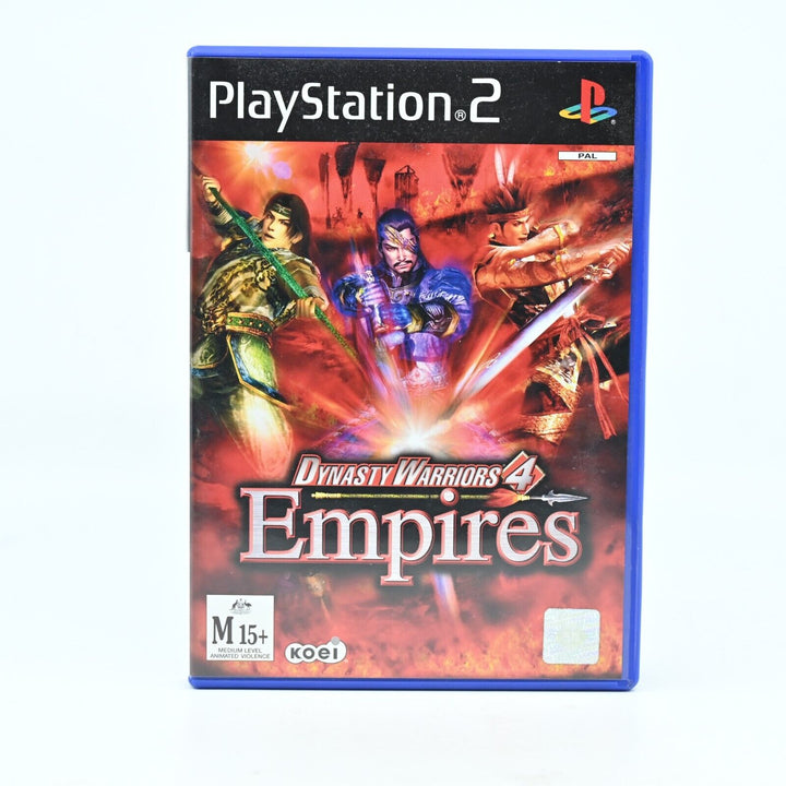 Dynasty Warriors 4 Empires - Sony Playstation 2 / PS2 Game + Manual - PAL